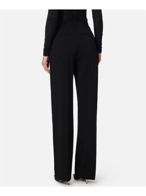 CREPE FABRIC TROUSERS ELISABETTA FRANCHI | PA16761E2110 nero